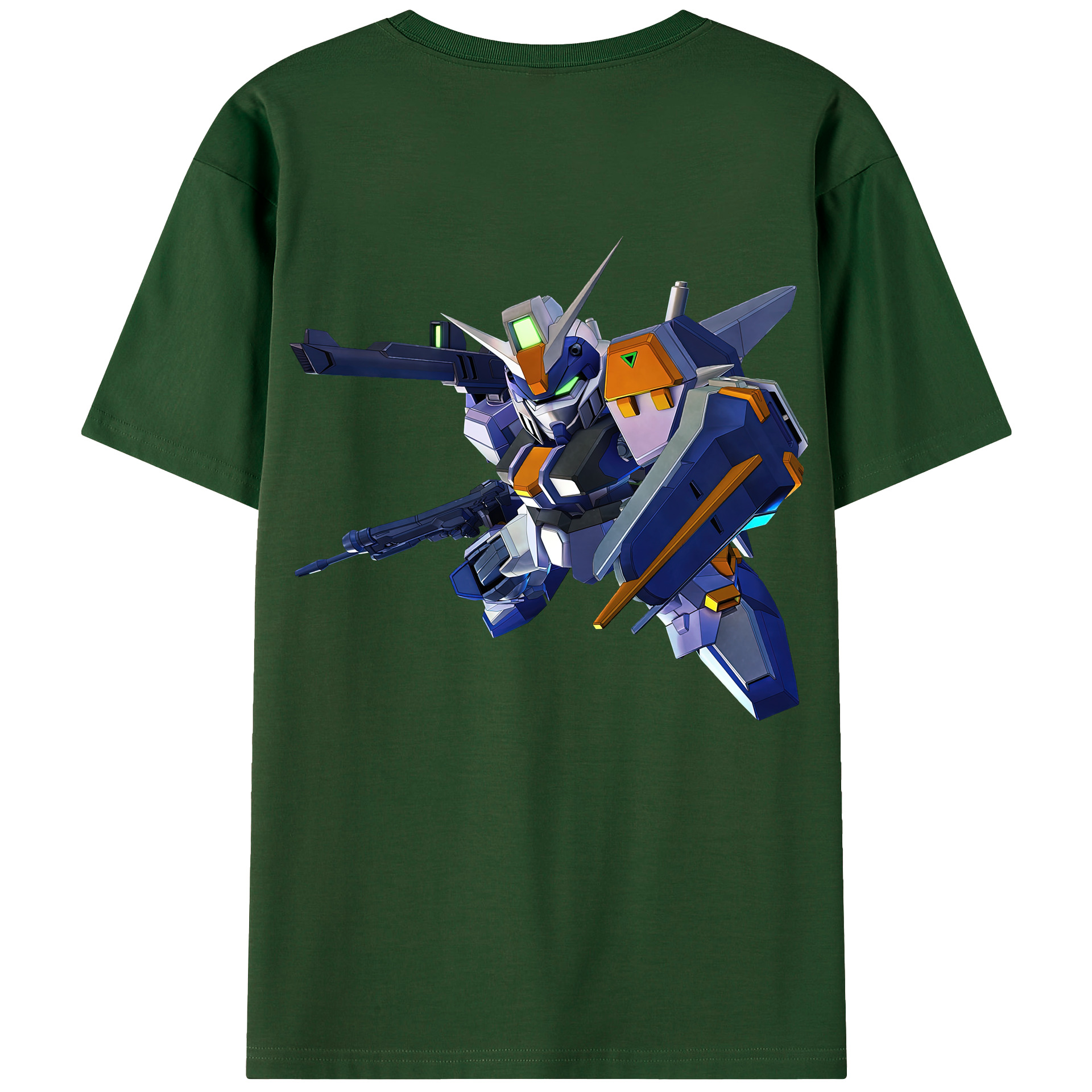 （画像用） 機動戦士ガンダム Mobile Suit Gundam 綿100％半袖Tシャツ（背面プリント）